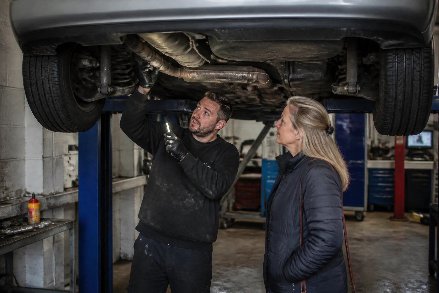 AI-generated documentary-style editorial image illustrating GB vehicle-emissions consultation: what the proposals would mean