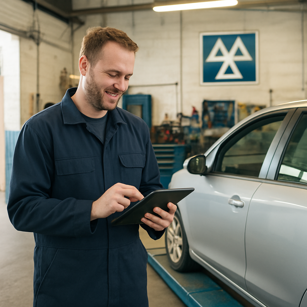 AI-generated editorial illustration related to MOT service sign-in and fast-track disciplinary changes: what users need to know